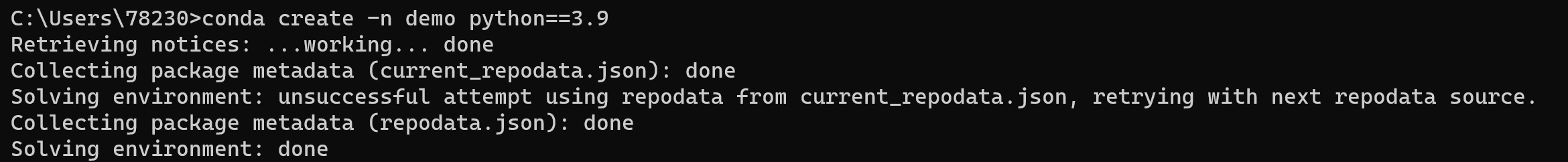 create demo env image